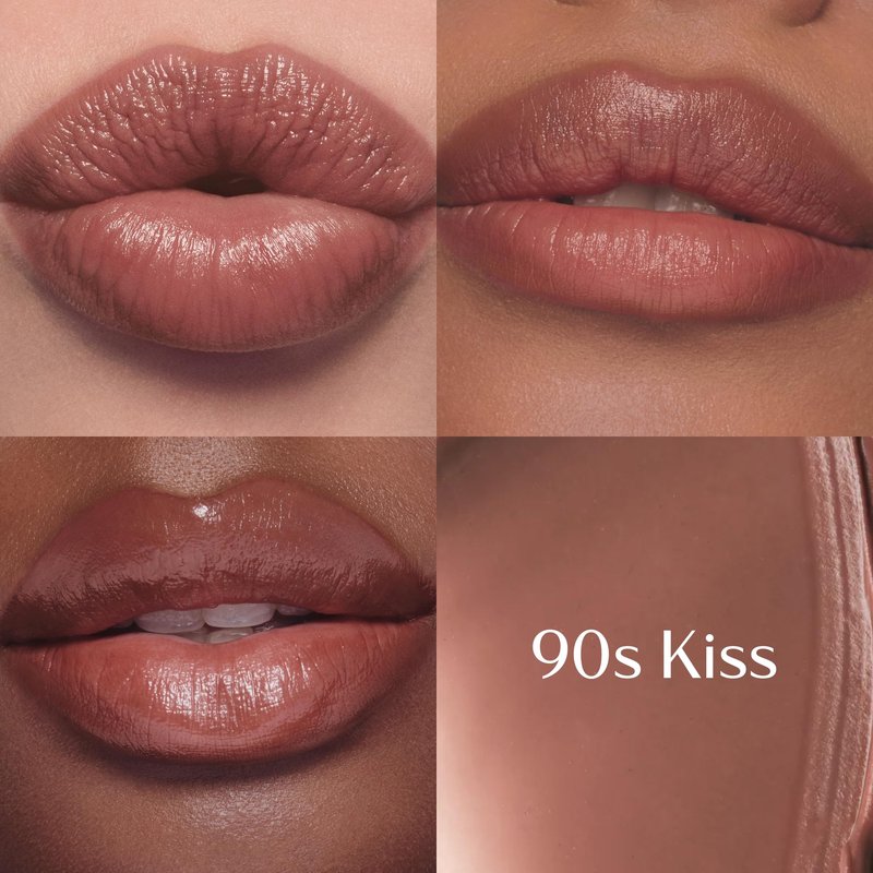 Charlotte Tilbury Pillow Talk Blush Balm Lip Tint - Long-Lasting, Buildable Sheer Tint with Peptides for Hydrated, Blushed Looking Lips - 24 HR Hydration - 90s Kiss