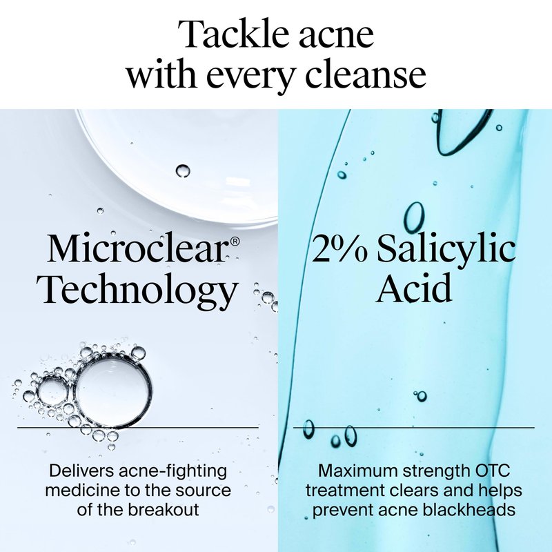 Neutrogena Oil-Free Acne Face Wash, Breakout Prone Skin Facial Cleanser with 2% Salicylic Acid Acne Treatment for Face, 6 fl. oz