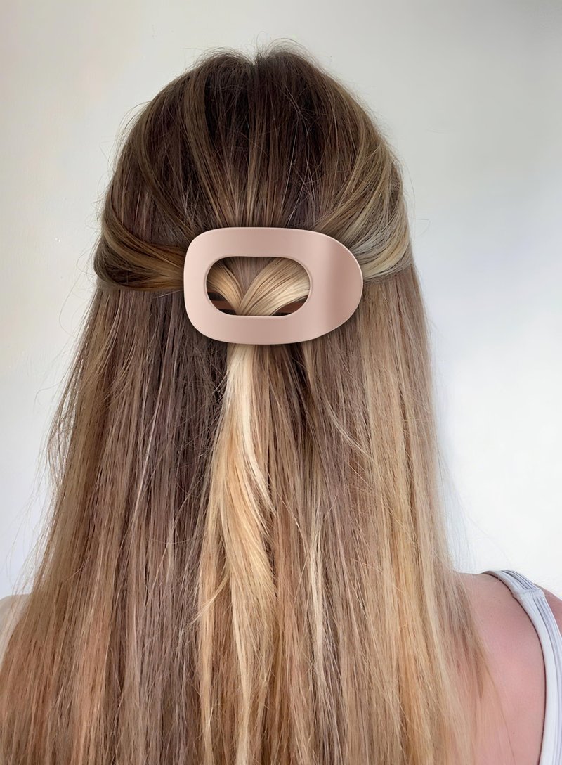 Comott Hair Clips Flat Claw Clips for Women,Non Slip Square Hair Claw Clip for thick thin hair, French Hair Accessories