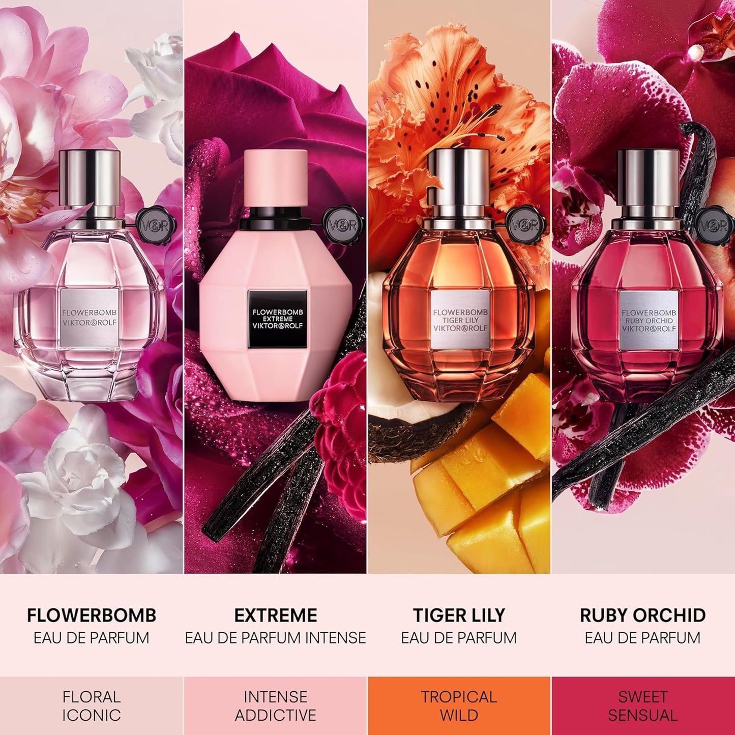 Viktor&Rolf Tiger Lily Eau de Parfum | Women's Floral, Ambery & Fruity Perfume with Coconut & Mango Notes