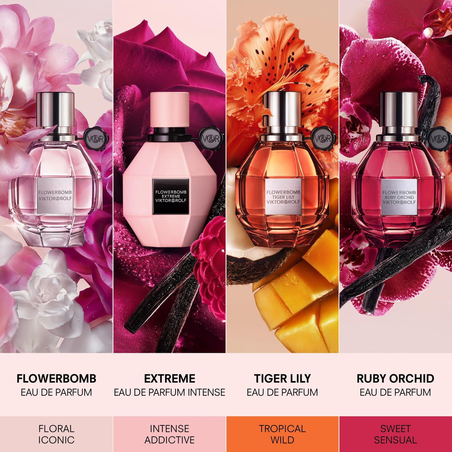 Viktor&Rolf - Tiger Lily Eau de Parfum - Women's Perfum - Floral, Ambery, & Fruity - With Notes of Coconut & Mango - 1.7 Fl Oz