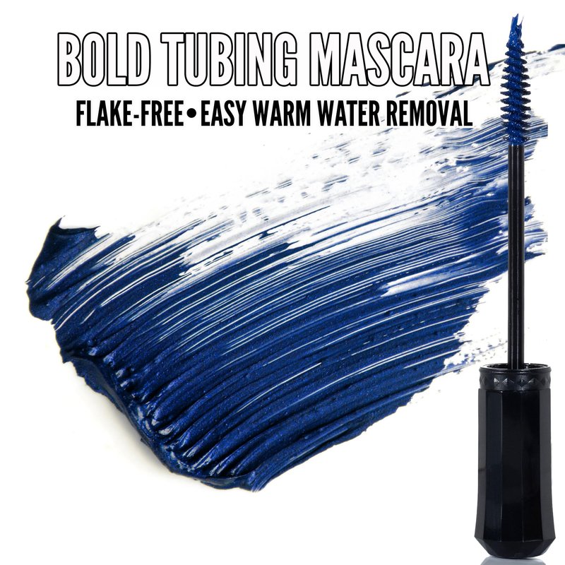 Mynena Blue Lash Tubing Mascara | Smudge-Proof Flake-Free Long Lasting Lightweight Eyelash Extension Effect | Lengthening Defining Curling Buildable Formula Eye Makeup