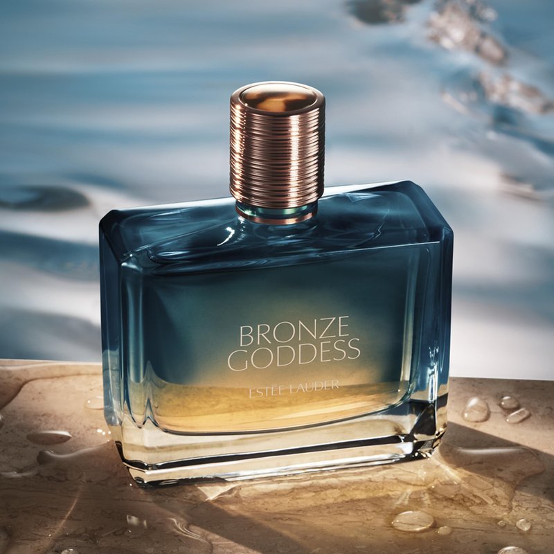 Estée Lauder Bronze Goddess Nuit Eau de Parfum Spray with notes of Ylang Ylang, Jasmine Sambac & Salted Coconut | Perfumes for Women, 3.4 Fl Oz