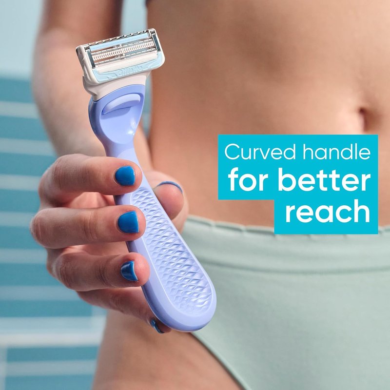 Gillette Venus Women's Intimate Grooming Razor - Bikini & Pubic Hair Care | Handle + 3 Refills