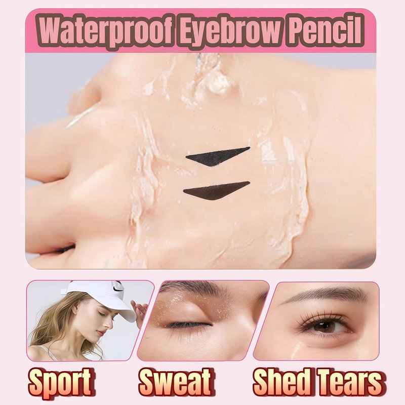 Skiennix Gel Eyeliner Pencil Set - 2025 New Foldable Waterproof Eyeliner Stamps for Perfect Wings | Smudge-Proof, Easy for Beginners