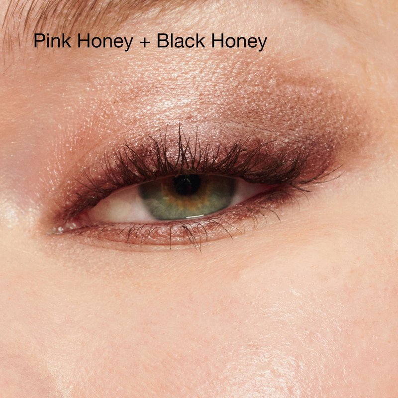Clinique High Impact Shadow Play Shadow + Definer | Crease Proof, Water Resistant + Safe For Sensitive Eyes | 11 Shades, Black Honey/Pink Honey