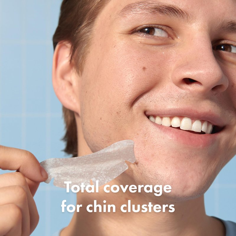 Mighty Patch Hero Cosmetics Chin Patch - XL Contoured Hydrocolloid Chin Patch for Blemishes and Pimples - Non-Irritating (10 Count)
