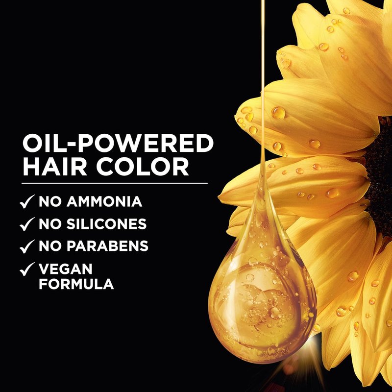 Garnier Olia Hair Color - Ammonia-Free Permanent Dye for 100% Gray Coverage | 4.0 Dark Brown, 2 Count