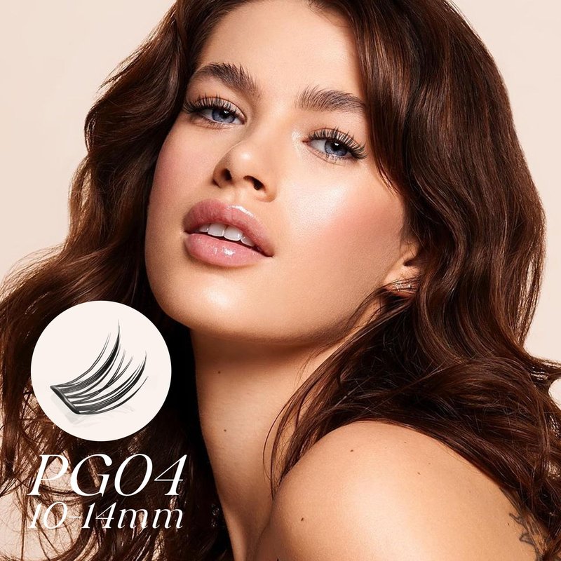 GAQQI Lash Clusters 300Pcs Individual Lashes 304050D Mixed 9-16mm Eyelash Clusters C Curl Lash Clusters Look Like Mink Eyelash Extensions Thin Band Soft to Use Self Application(304050D-CMIX)