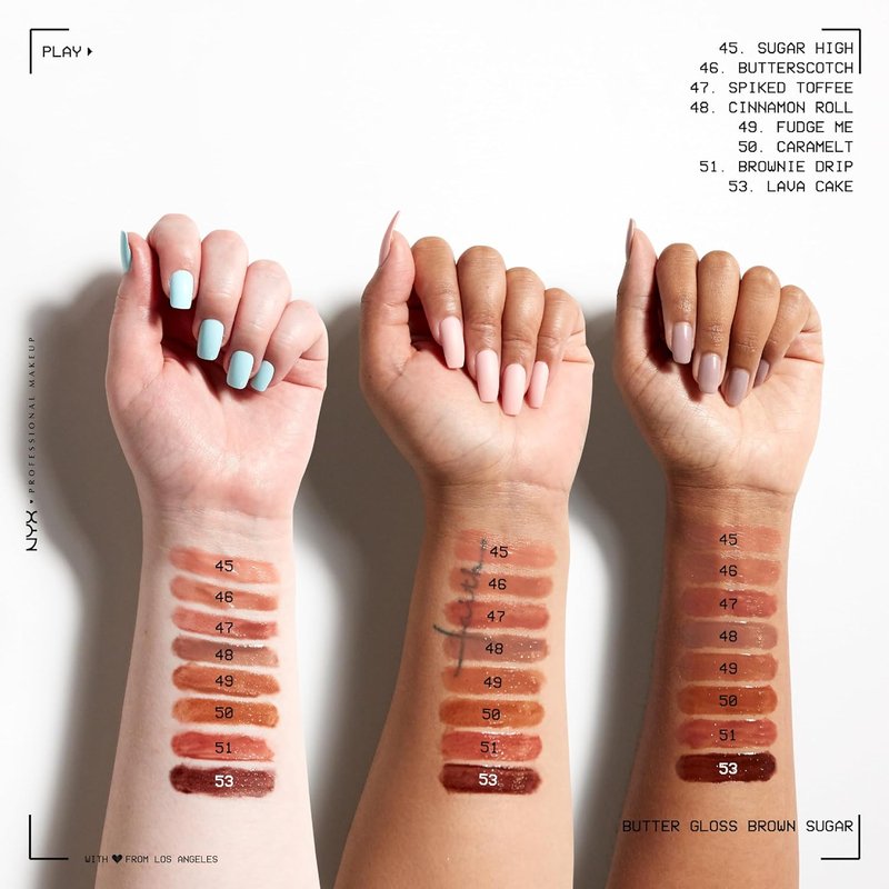 NYX PROFESSIONAL MAKEUP Butter Gloss - Non-Sticky Tiramisu Lip Gloss for Smooth, Luscious Lips