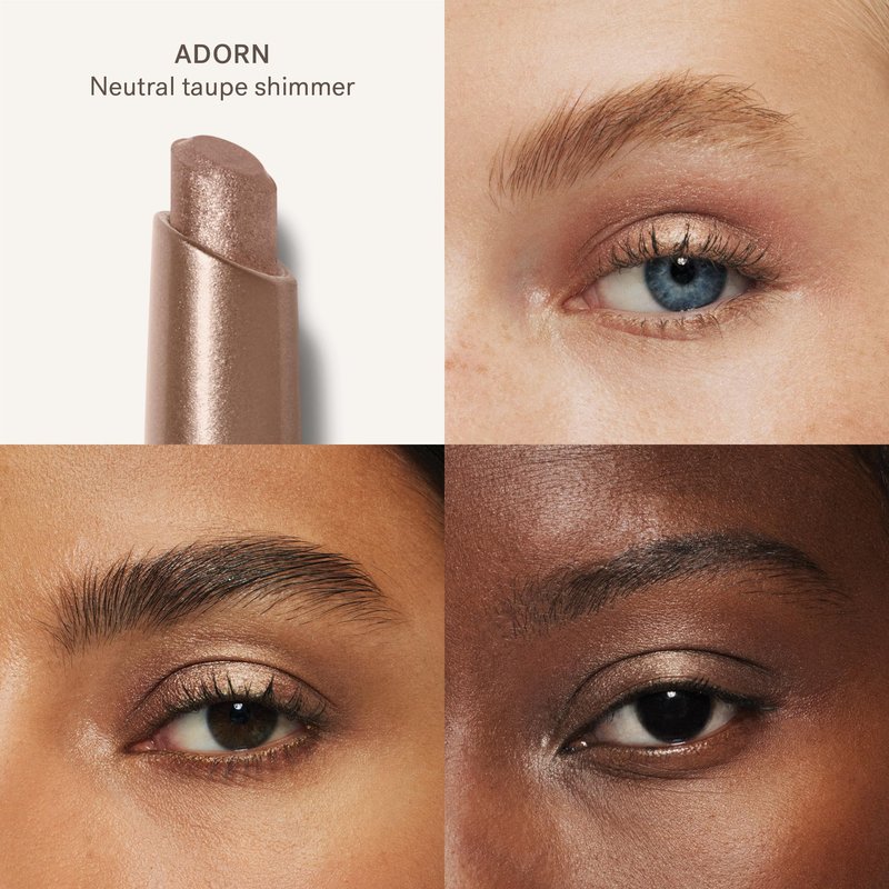 ILIA - Eye Stylus Shadow Stick | Rich, Blendable Pigment | Waterproof, Sweatproof, Crease-Resistant, Up To 12-Hour Wear | Clean, Safe for Sensitive Eyes, Vegan (Adorn)
