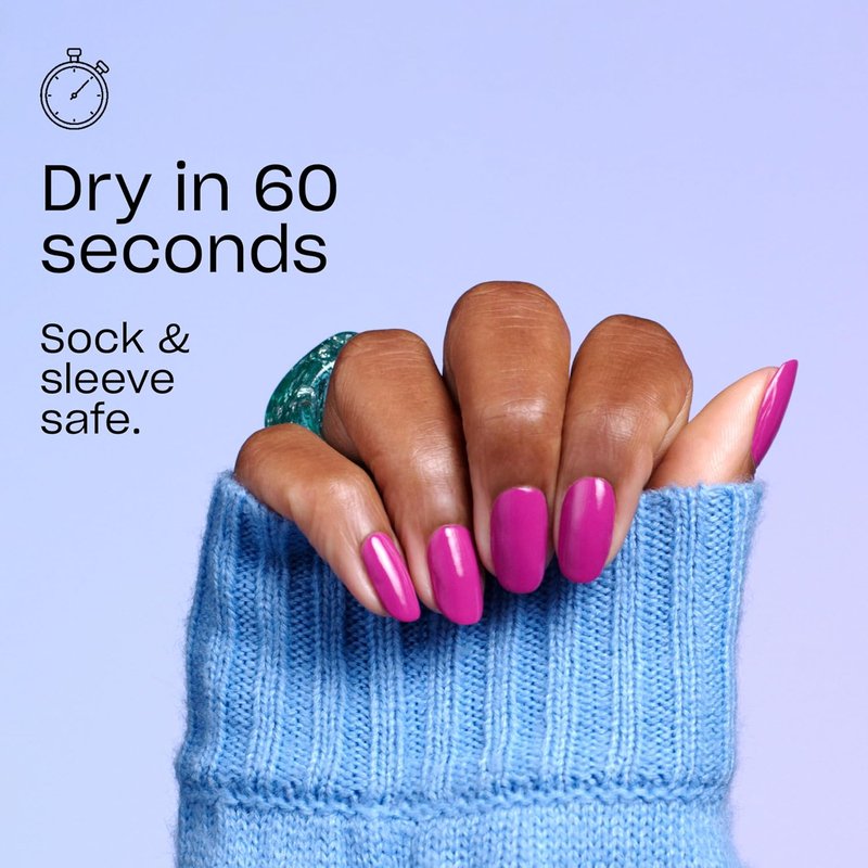 OPI RapiDry Quick Dry Nail Polish - Opaque Crème & Shimmer Winter Shades | Smudge Proof & Fast Drying
