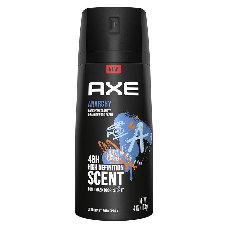 AXE Body Spray for Men - Anarchy Scent | 4 oz Size, Pack of 6 for Long-Lasting Freshness