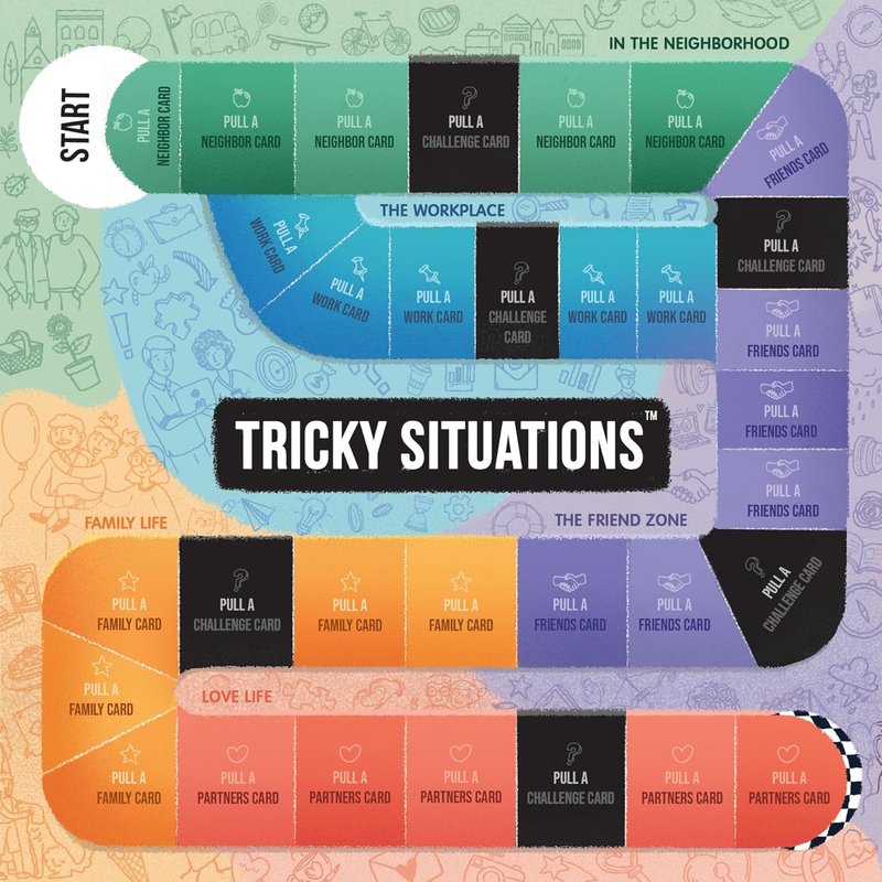 Conflict Resolution Board Game for Teens & Adults - Practice Real-Life Skills | Family Game Night | Ages 13+