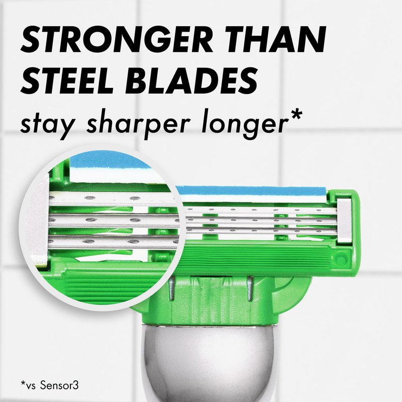 Gillette Mach3 Sensitive Shaving Razor for Men, 1 Handle and 5 Blade Refills, for Sensitive Skin