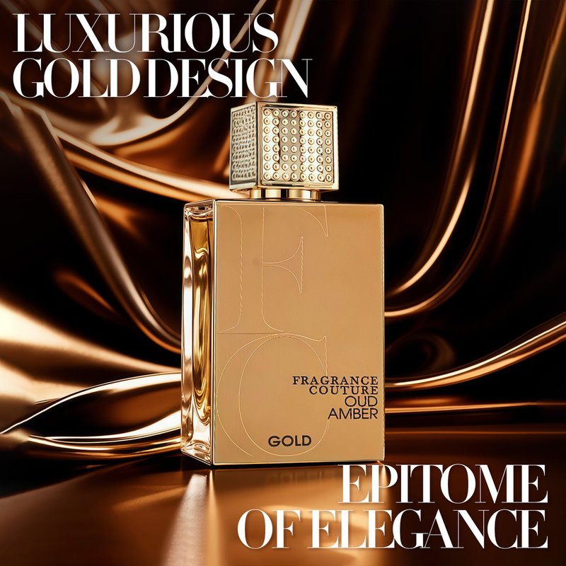 AFLUXE Men/Women Cologne Oud Amber Gold Unisex Perfume 100ml Eau de Parfum - Bold Spicy Amber,Musk & Myrrh Scent for Women & Men Daily Use