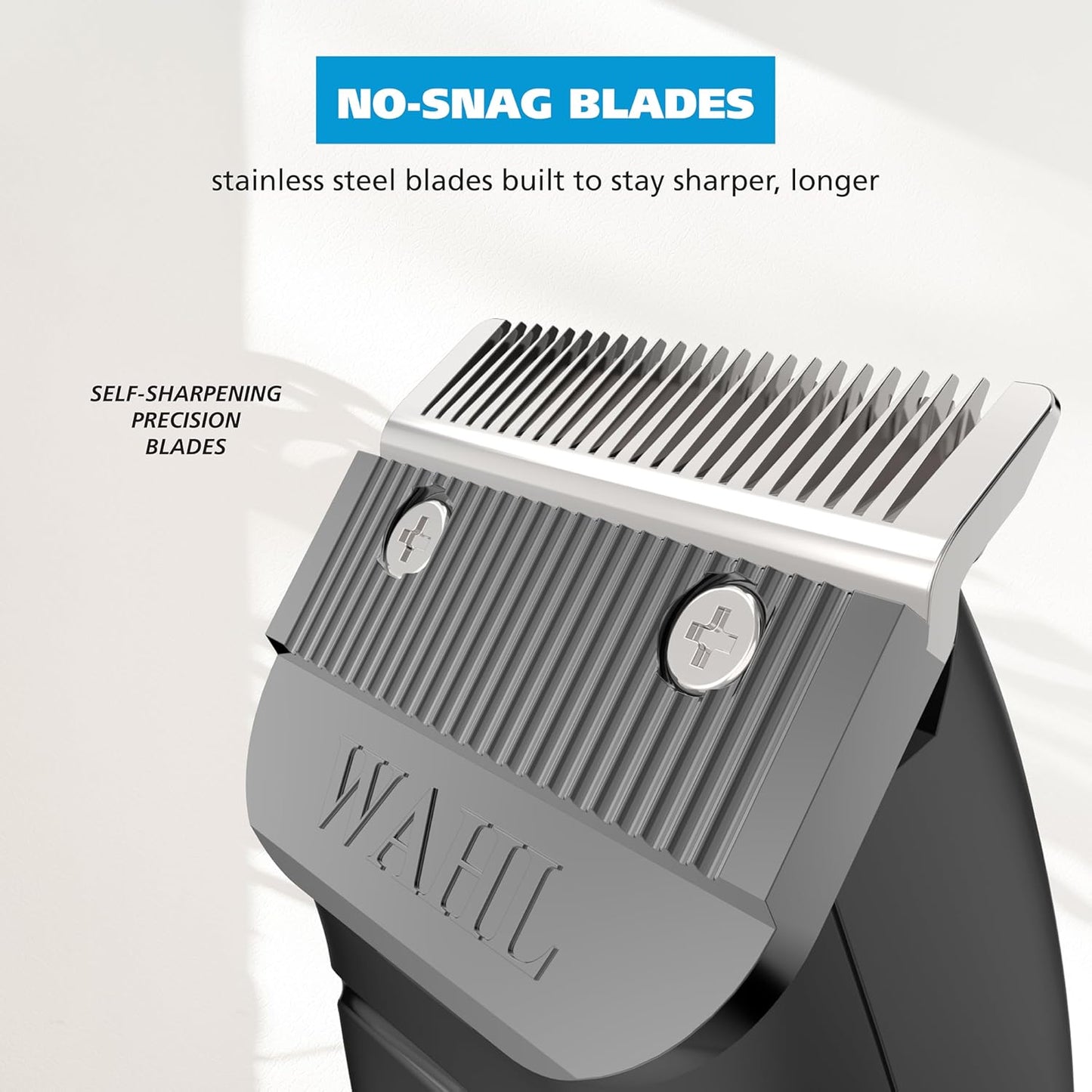Wahl Hair Clippers - Cordless Rechargeable Precision Blades for Men | Snap-N-Lock Guards, Model 3031656