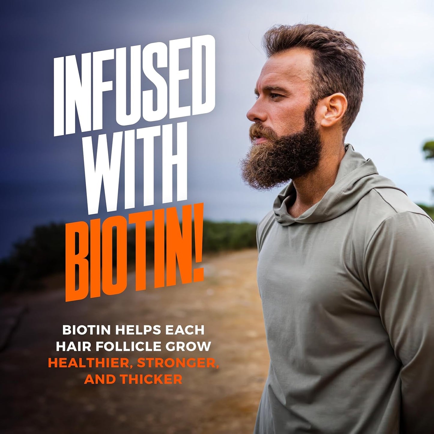Wild Willies Beard Growth Serum for Men - Natural Beard Serum with Biotin, Caffeine & Essential Beard Oil for Fuller, Thicker Facial Hair Enhancer - Daily Grooming, Nourishes & Hydrates Facial Hair