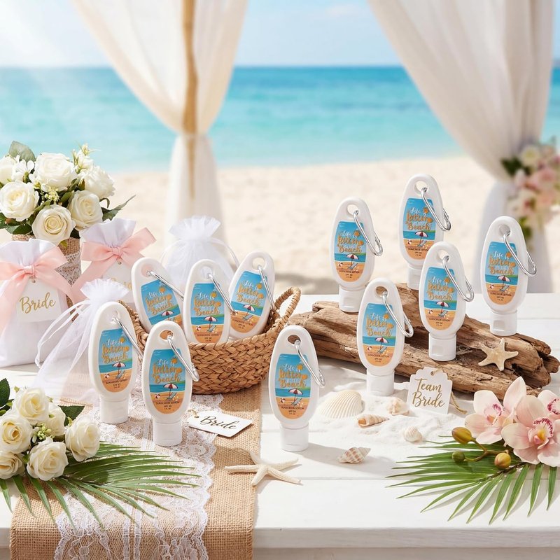 Leelosp Mini Sunscreen - 15 Pcs Travel Size SPF 30 Water-Resistant Lotion | Perfect for Summer Events