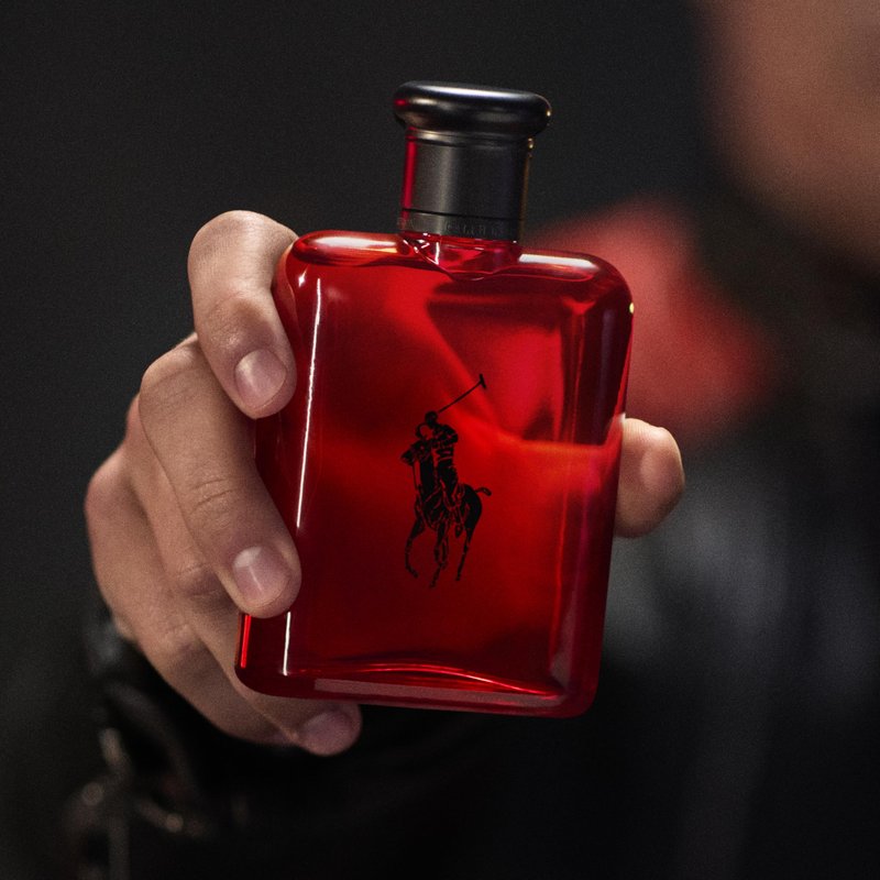RALPH LAUREN FRAGRANCES Polo Red - Eau de Toilette - Men's Cologne - Woody & Spicy - With Grapefruit, Saffron, and Redwood - Medium Intensity - 4.2 Fl Oz
