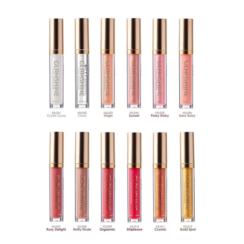 Glam Shine Vita Lip Gloss - Hydrating Gold Spot Finish | 1 Pack