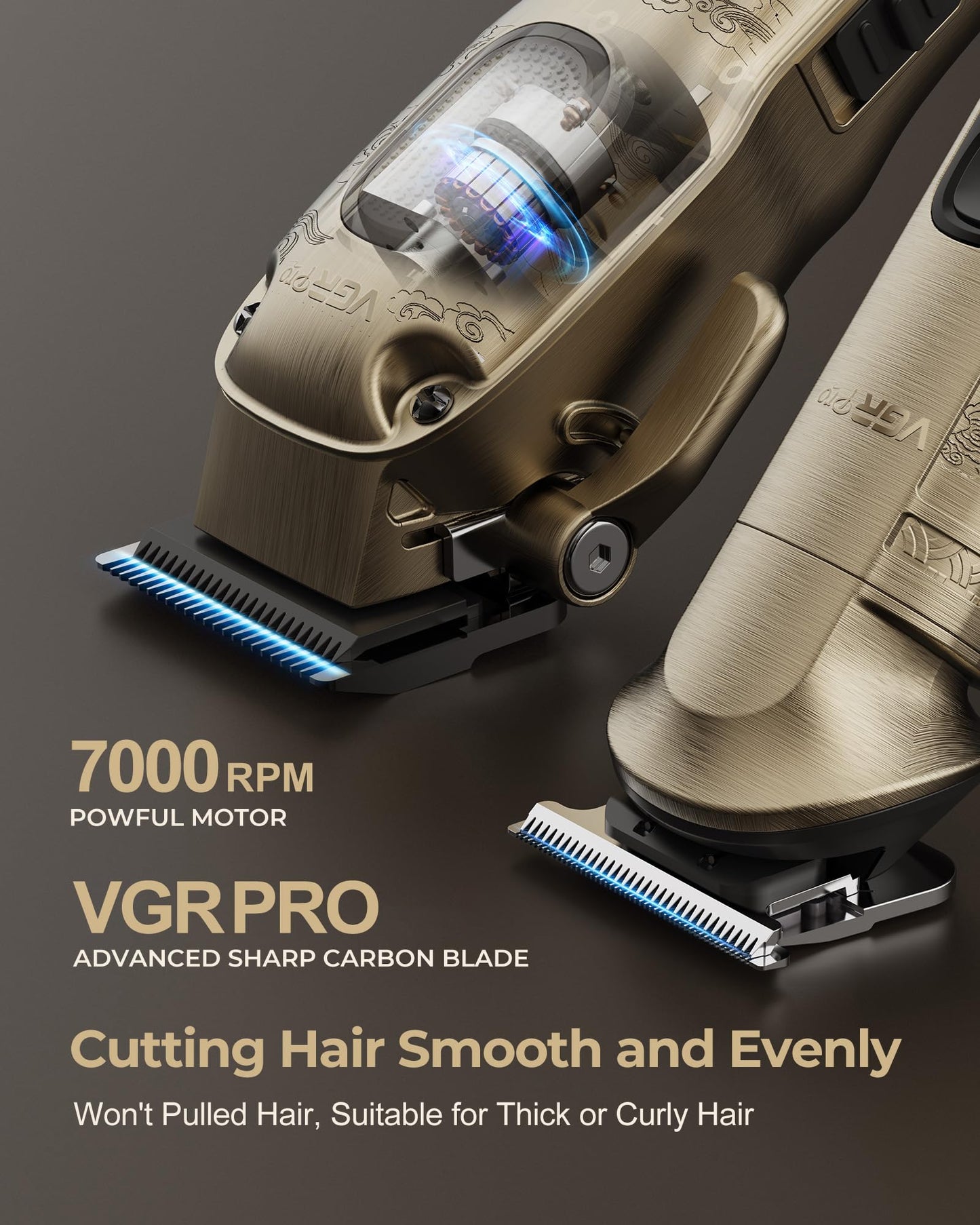 VGRPRO Hair Clippers for Men Professional, Cordless Hair Clippers for Hair Cutting, Mens Clippers and Trimmers Set, Electric Hair Trimmer for Men with Package Case