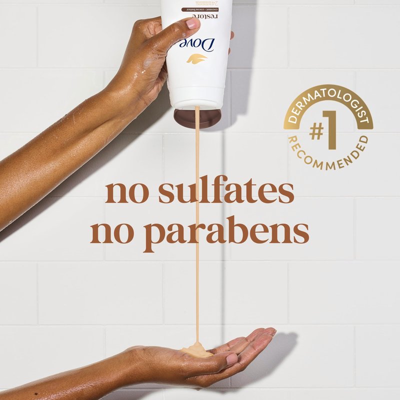 Dove Body Wash Restore Coconut & Cocoa Butter for 24hr Lotion-Soft Skin Moisturizing Skin Cleanser with No Sulfates No Parabens 20 oz