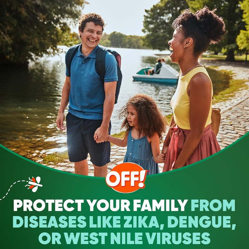 OFF! Deep Woods Mosquito Repellent Wipes - Long-Lasting Protection | 12 Individually Wrapped Wipes