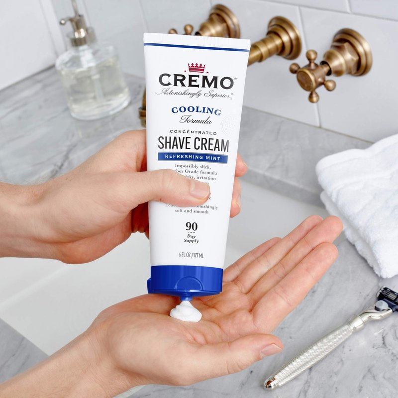 Cremo Cooling Shave Cream, 6 fl oz (Pack of 2)
