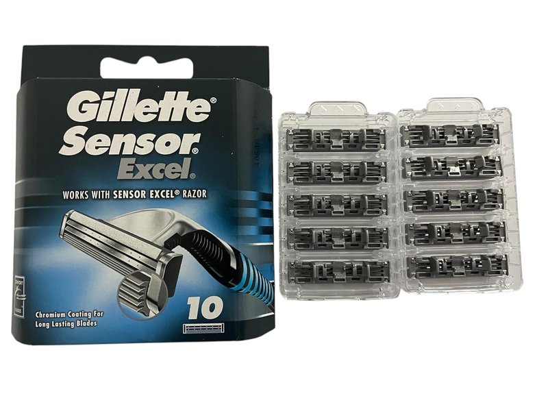 Gillette Sensor Excel Cartridges - 20 Count Pack | Superior Shaving Performance