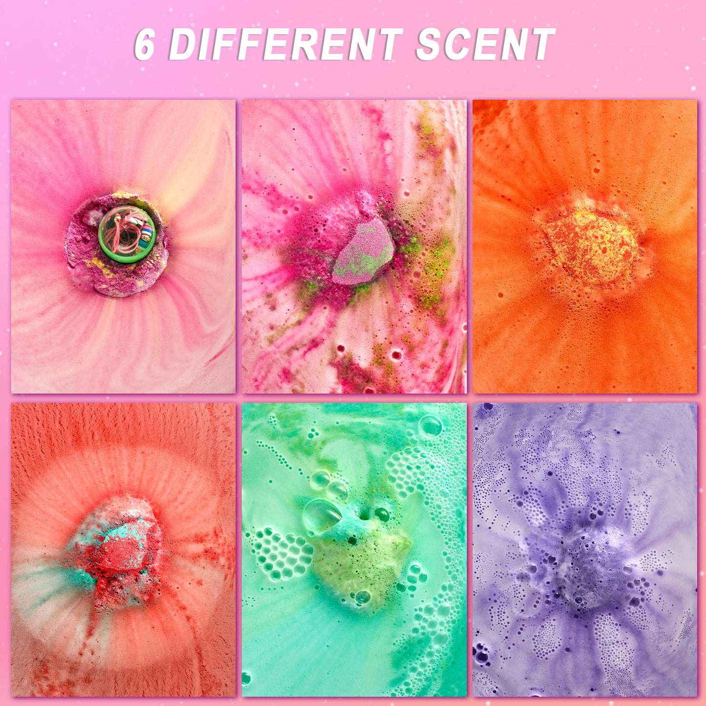 Easter Bath Bombs for Kids with Surprise Inside- Dino Egg Bath Bombs for Girls, 6 Pcs Bubble Bath Bomb, Dinosaur Bathbombs Gift Set, Unicorn Jewelry for Girls, Birthday Gifts, Easter Basket Stuffers