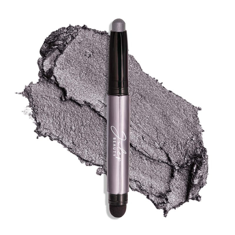 Julep Eyeshadow 101 Cream-to-Powder Waterproof Eyeshadow Stick – Smoky Grey Shimmer – Long-Lasting, Buildable, Crease-Proof, Cruelty Free, Shimmer Finish with Built-In Smudger