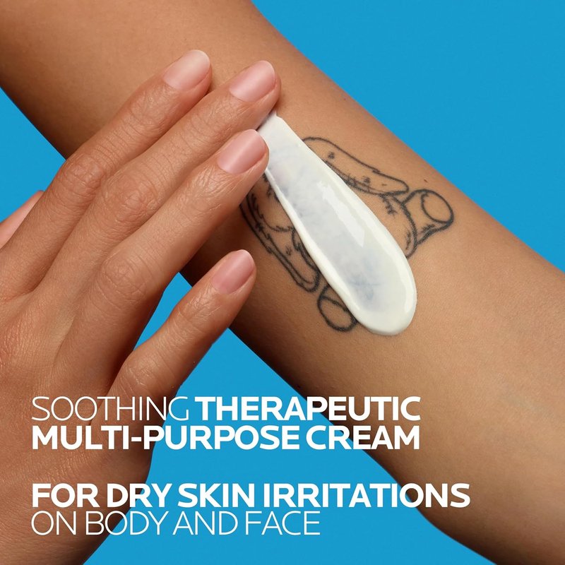 La Roche-Posay Cicaplast Balm B5 Skin Barrier Repair Cream with Centella Asiatica, Shea Butter & Panthenol | Multi-Purpose Healing Ointment for Dry, Irritated Skin | Face, Body & Hand Balm, Baby Safe