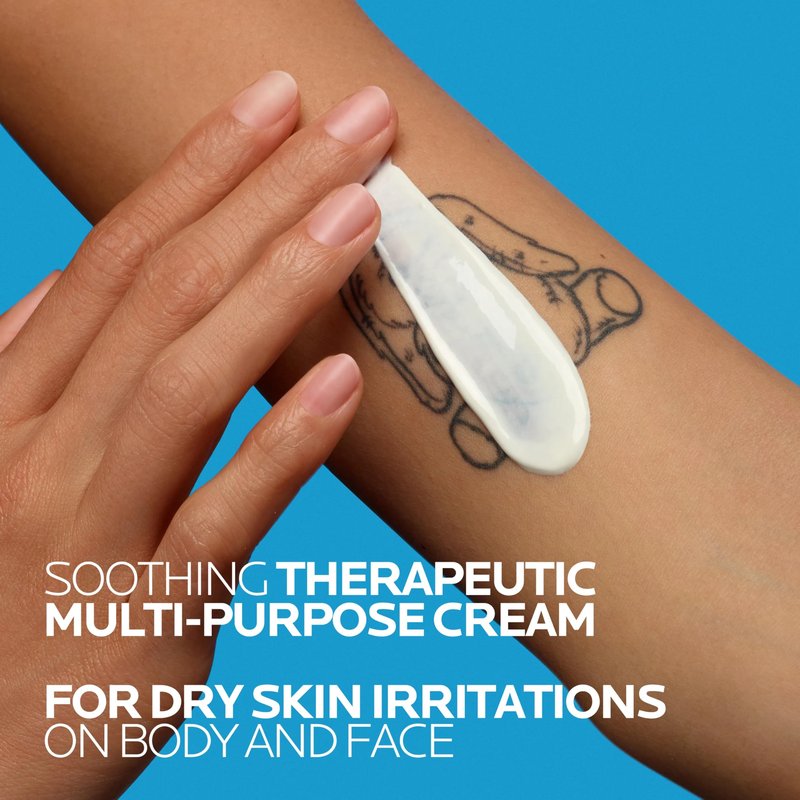 La Roche-Posay Cicaplast Balm B5 Skin Barrier Repair Cream with Centella Asiatica, Shea Butter & Panthenol | Multi-Purpose Healing Ointment for Dry, Irritated Skin | Face & Hand Balm, Baby Safe, 100ml