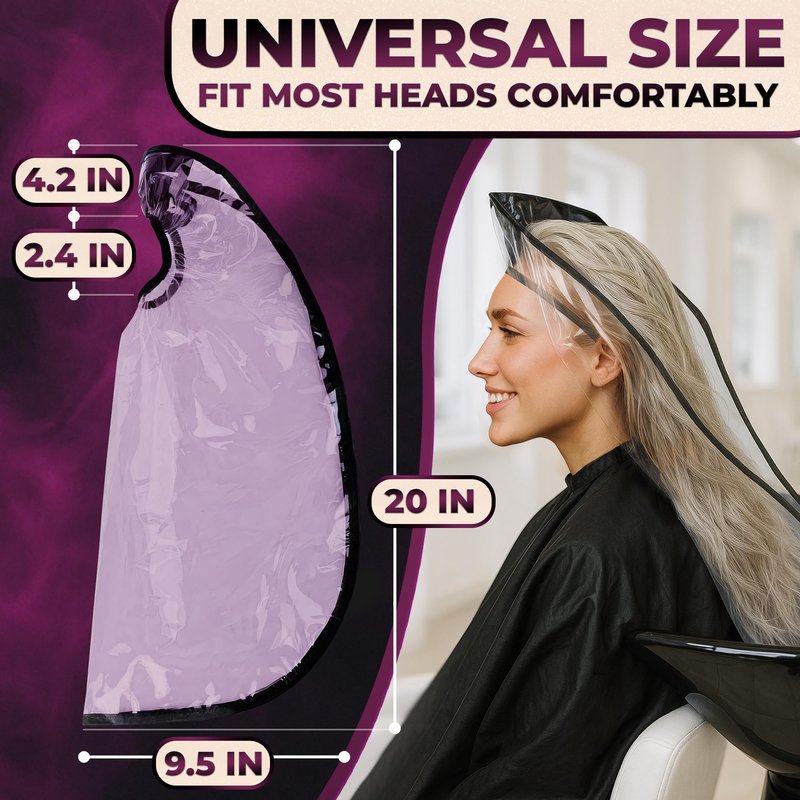 Hair Funnel for Washing Hair for Elderly – Shampoo Cape with Waterproof PVC Build 20"x9.5" for Upright Sink Washing & No-Rinse Care – Shampoo Caps no Rinse for Gentle Bedridden Support & Home Use