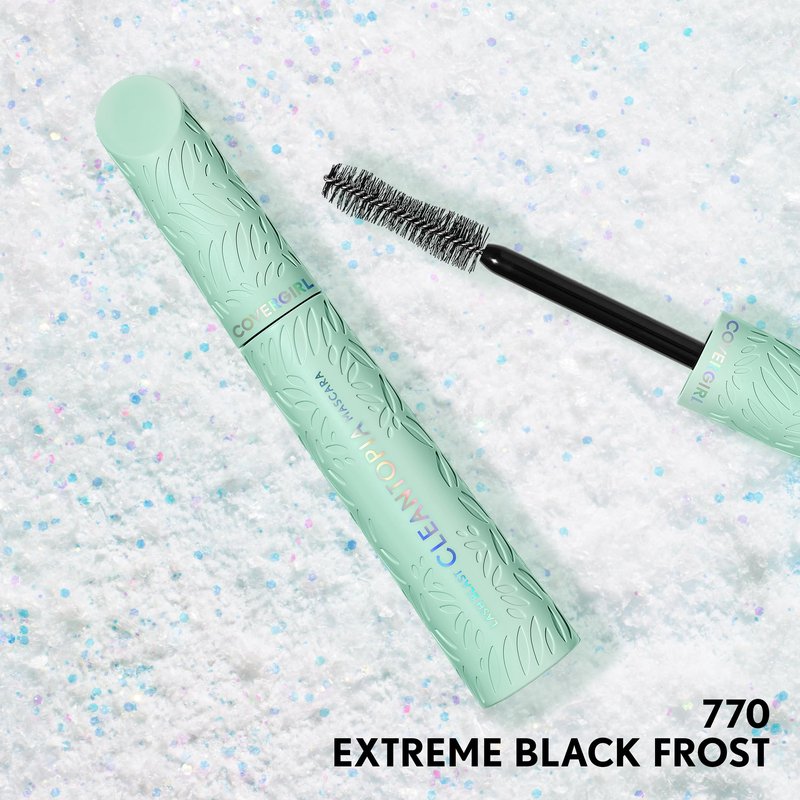 CoverGirl Lash Blast Cleantopia Mascara - Extreme Black Frost, Vegan, Volumizing, Sensitive Eyes, No Smudge, 0.32oz