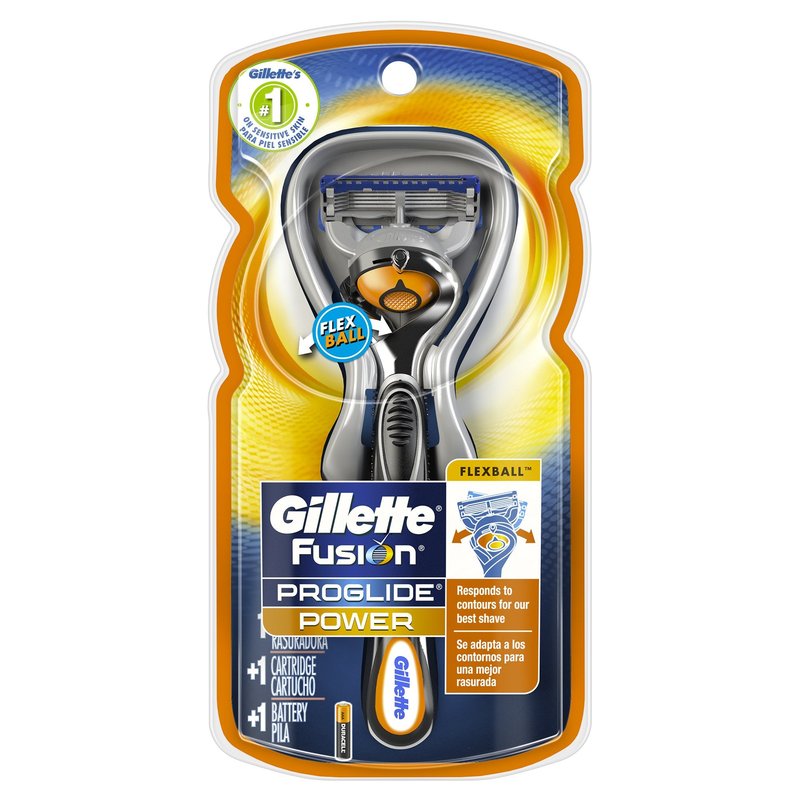 Gillette Fusion ProGlide Power Men's Razor with FlexBall Handle Technology and 1 Razor Blade Refill, Mens Razors / Blades