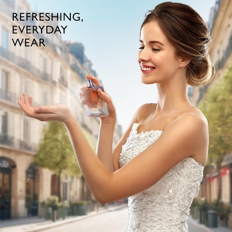 La Vida Bella Eau De Parfum for Women 3.4 Fl Oz- Floral Fruity Fragrance - Rich & Elegant Aroma - Scents of Iris, jasmine & Orange Blossom - Warm & Powdery Base of Almond - 100ml Bottle for Daily Wear