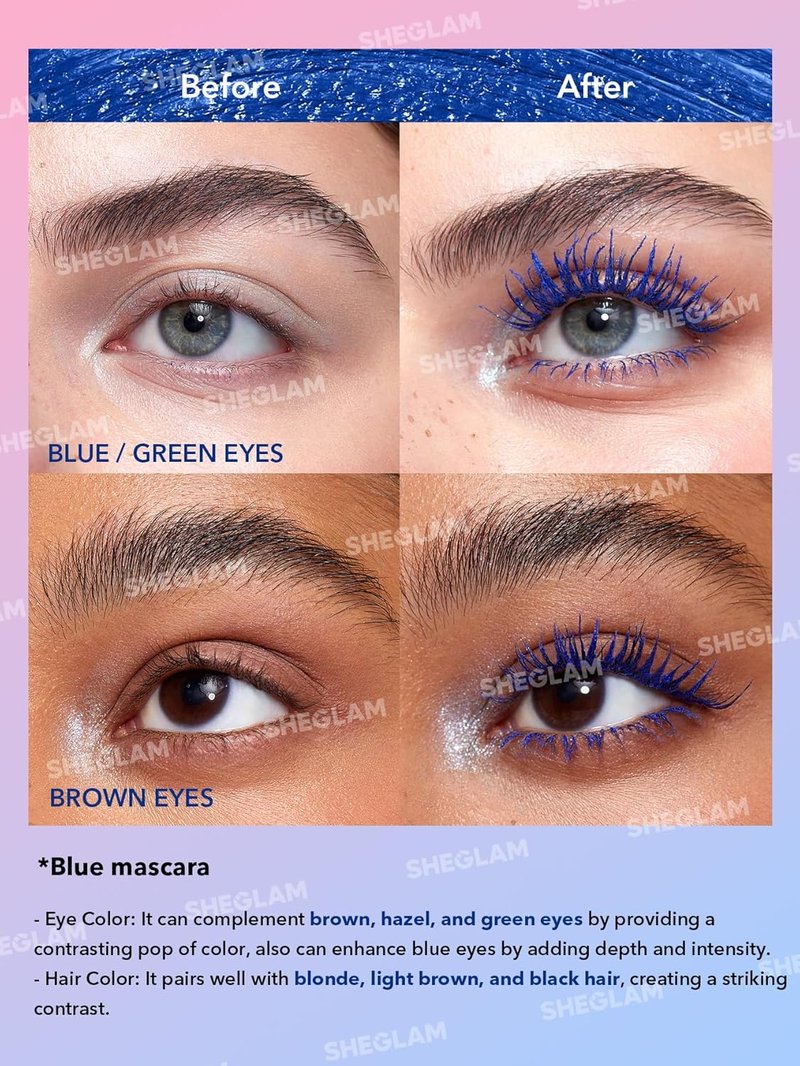 All-In-One Volume & Length Mascara - Waterproof Formula | Vibrant Blue