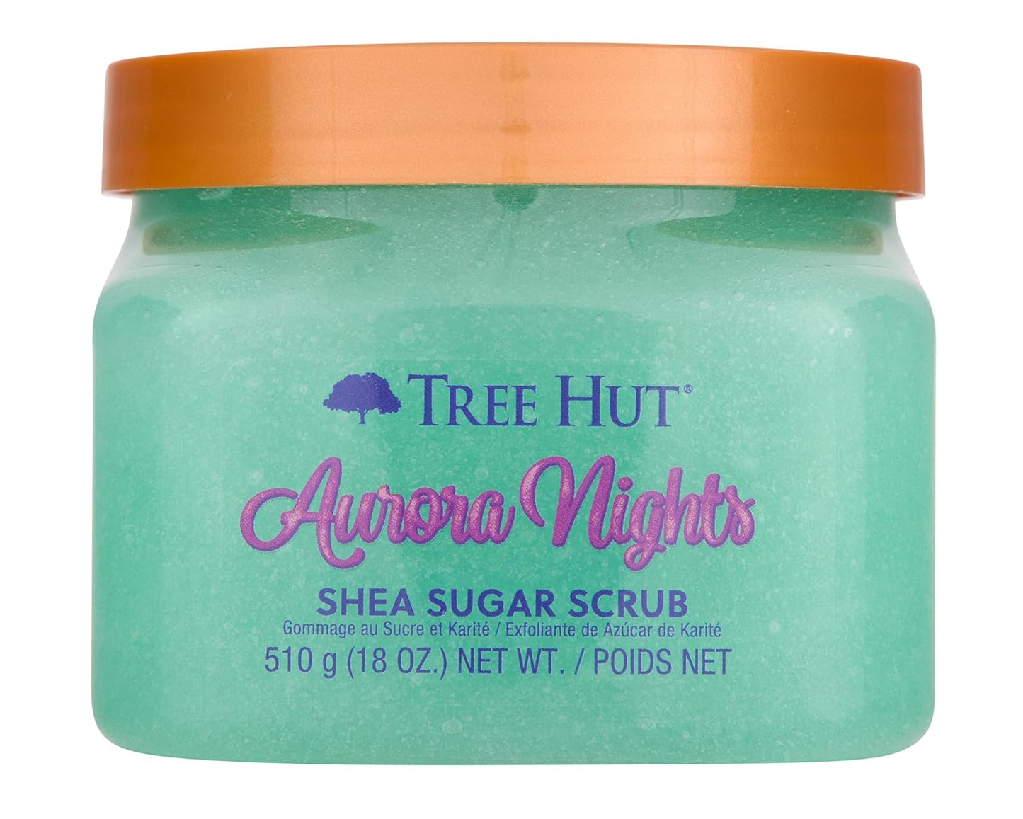 Tree Hut Shea Sugar Scrub - Exfoliating & Hydrating Body Scrub with Shea Butter | Nourishing Essential Oils, 18 oz