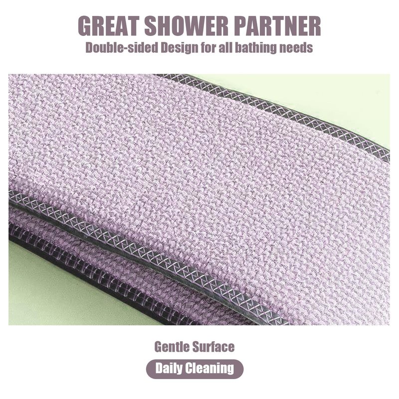 Back Scrubber for Shower for Women Men, Back Exfoliator Body Cleaner to Scrub Your Skin, 38 Inches Double-Sided Exfoliating Body Scrubber with Handles, Back Washer for Shower, Bath Scrubber for Body