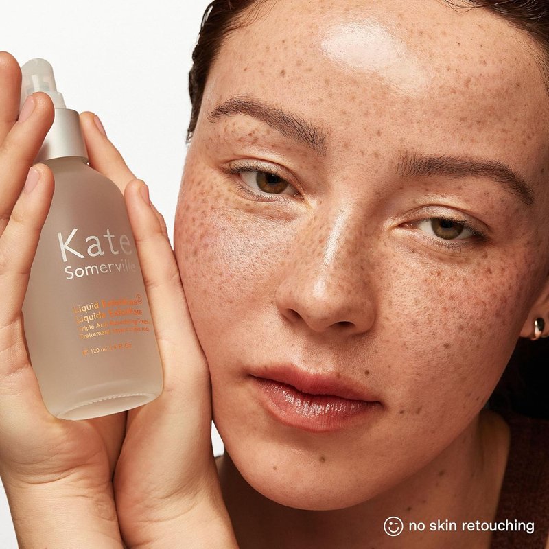 Kate Somerville Liquid ExfoliKate - Triple Acid Resurfacing Treatment | AHA Overnight Facial Exfoliator, 4 Fl Oz