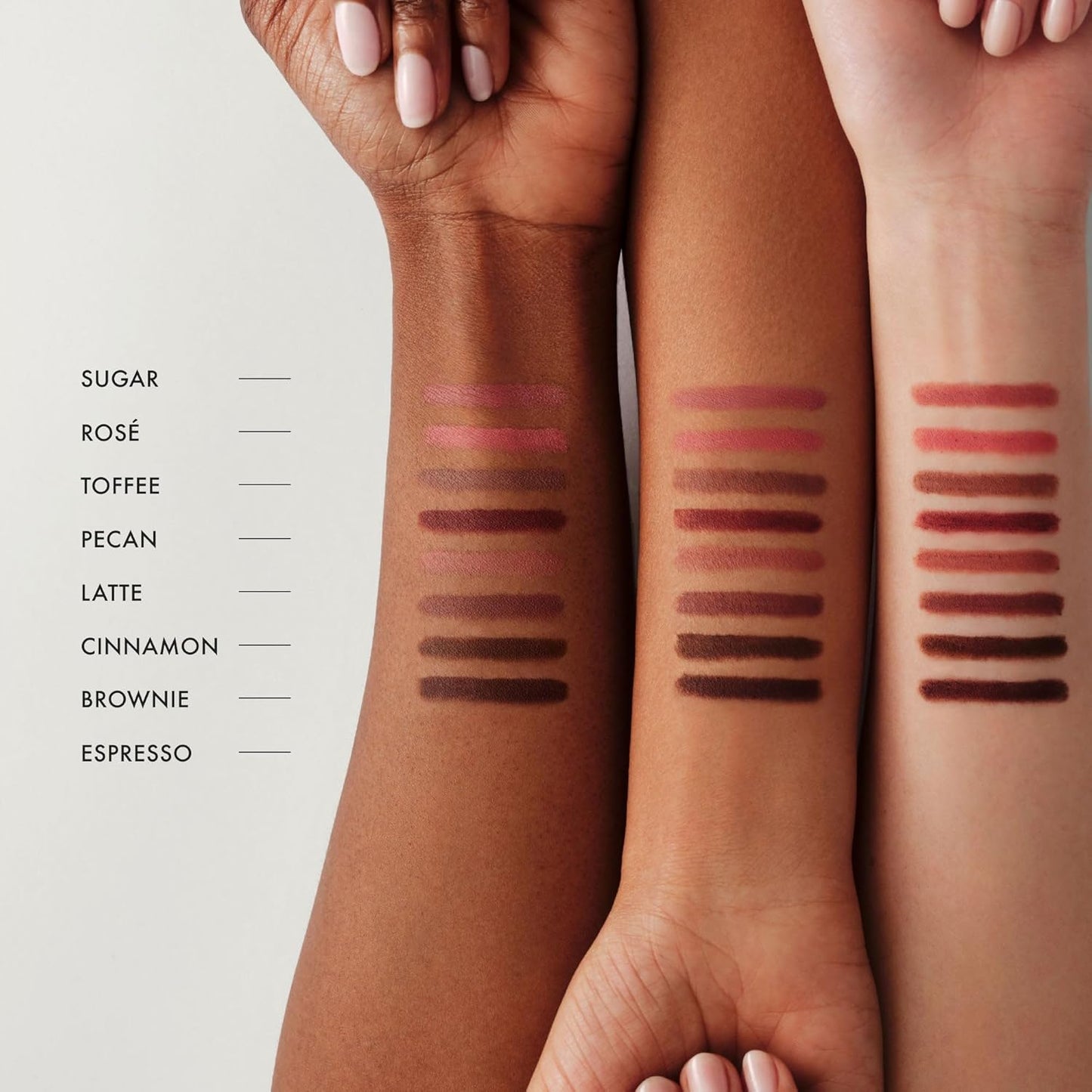 SoftLine Lip Liner Pencil - Creamy, Long-Lasting Matte Formula with Jojoba Oil | Brownie (1.02 g)