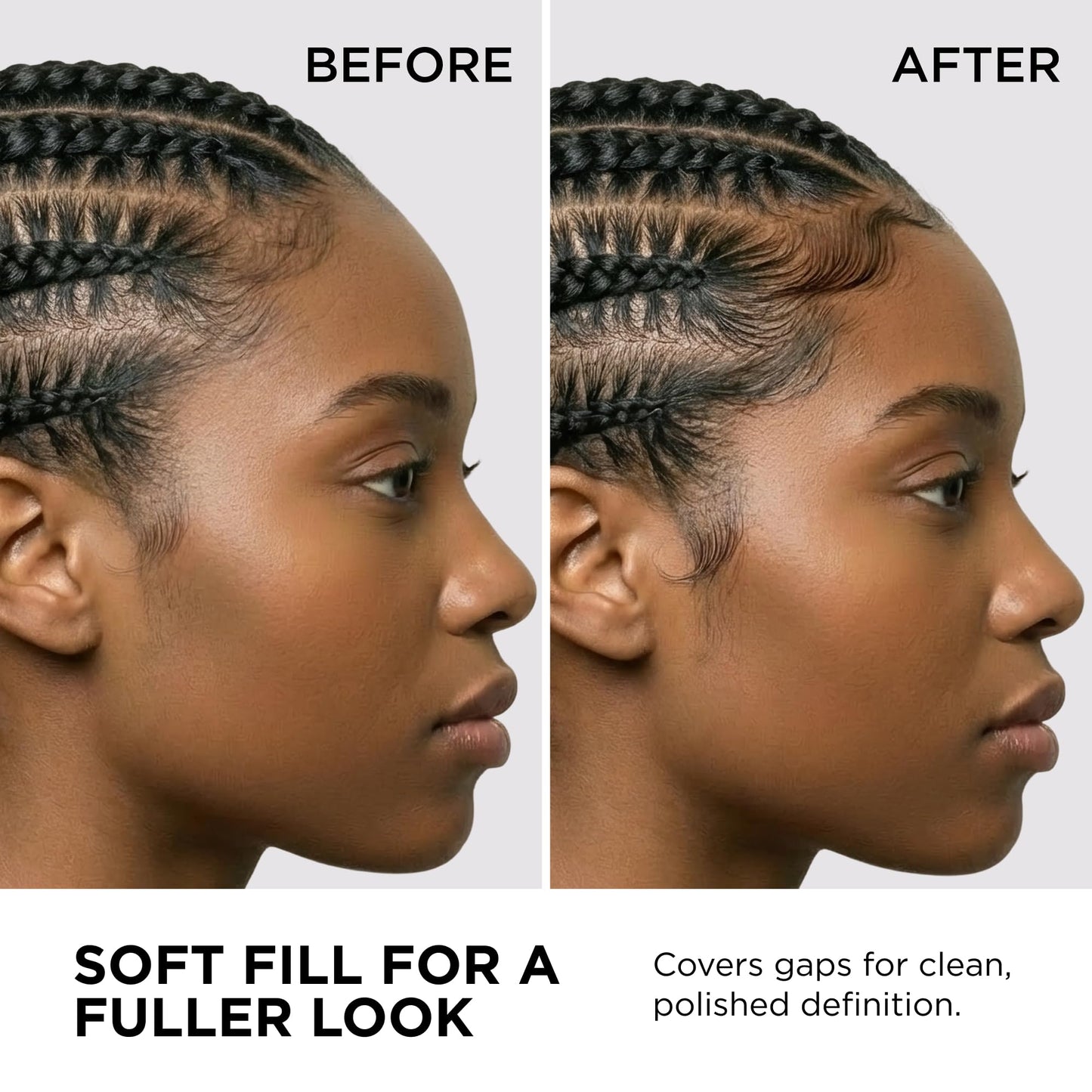 Style Factor EDGE BOOSTER HIDEOUT Water-Based Pomade | Strong Hold & Instant Gray Coverage | Slick Styling for Flyaways, Edges & Roots | High Shine Finish | Natural Black | 3.38 oz
