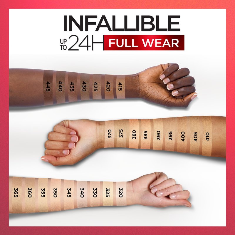 L'Oreal Paris Makeup Infallible Full Wear Waterproof Matte Concealer, Full Coverage, Eggshell, 0.33 fl. oz.