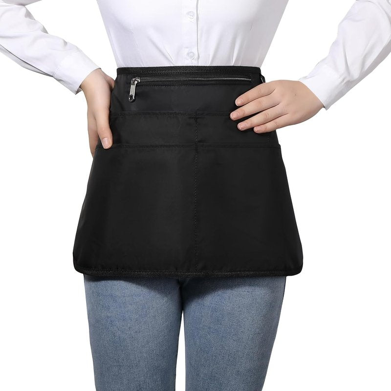 Skiennix Barber Apron - Waterproof & Bleach-Proof Hair Stylist Apron with 6 Pockets | Unisex Design