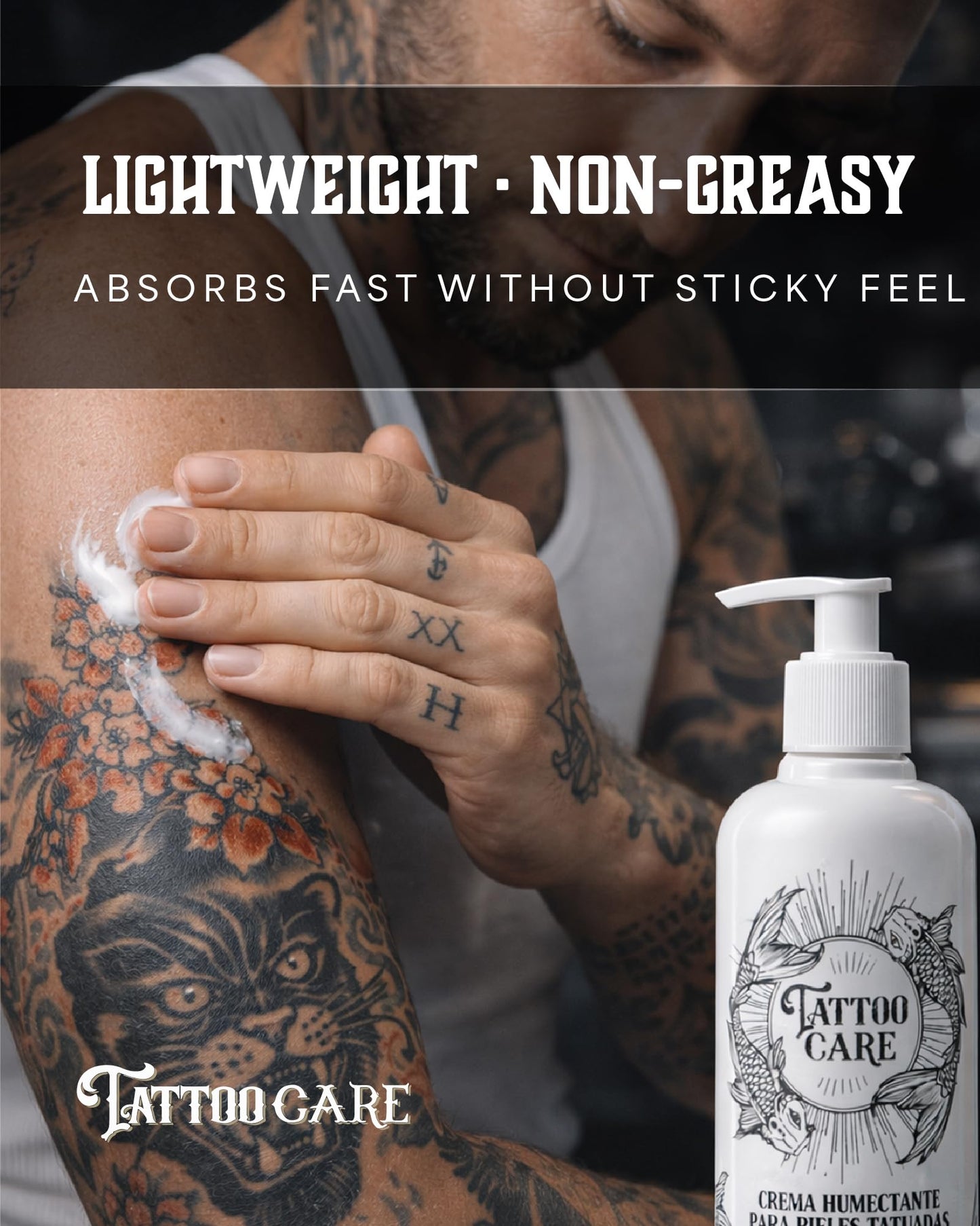 Tattoo Care Tattoo Aftercare Kit - Cream and Soap for Healing, Protecting and Brightening New and Old Tattoos - Cruelty-Free (KIT 6.7 fl OZ each)