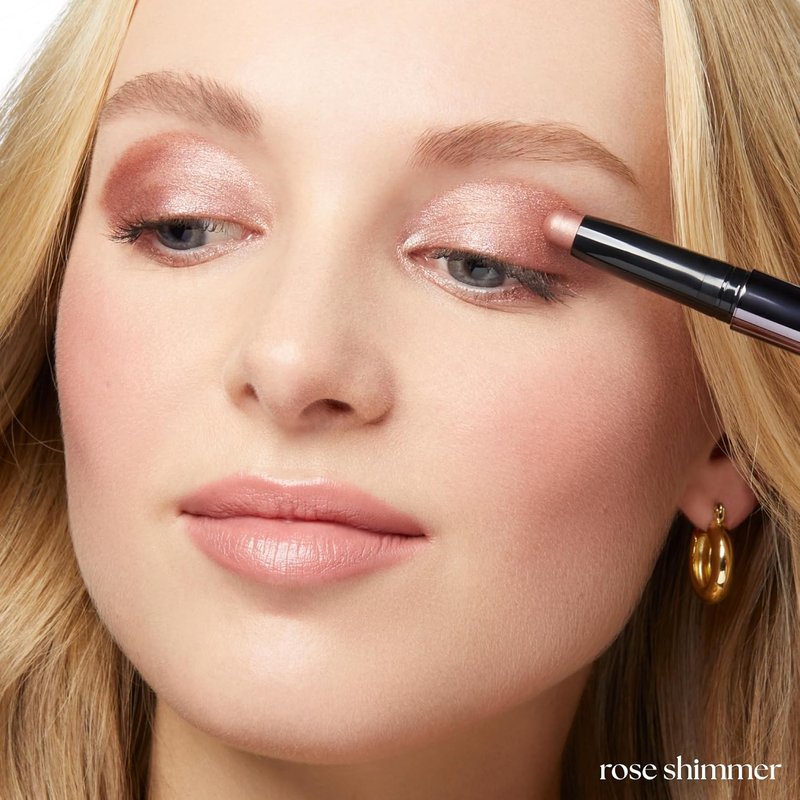 Julep Cream-to-Powder Waterproof Eyeshadow Stick - Rose Shimmer | Long-Lasting, Buildable, Cruelty-Free