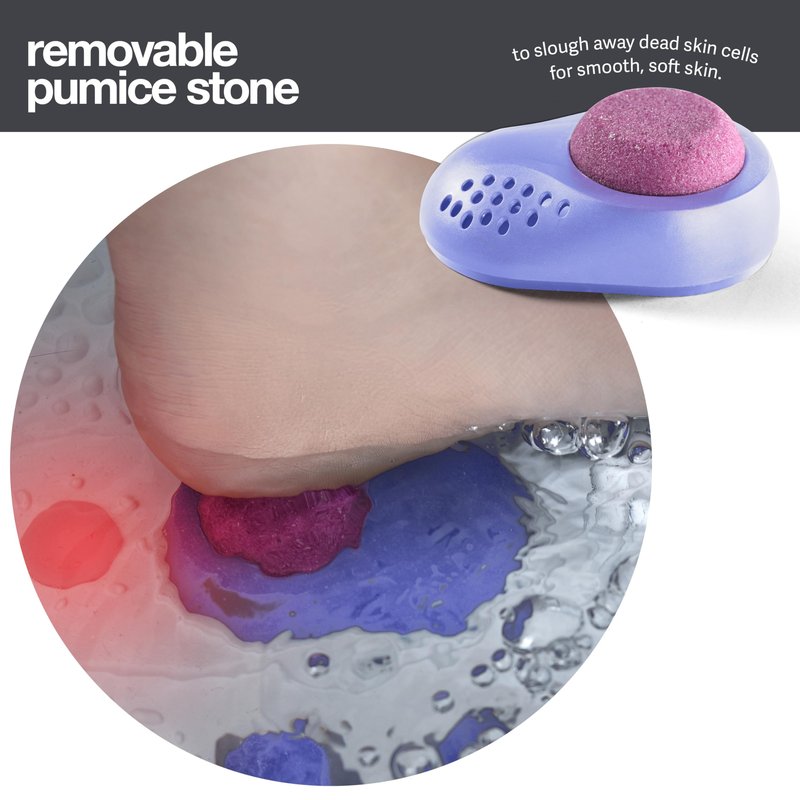 Medical king Foot Spa with Heat and Massage and Jets Includes A Remote Control A Pumice Stone Collapsible Foot Spa Massager with Heat and Massage Bubbles and Vibration