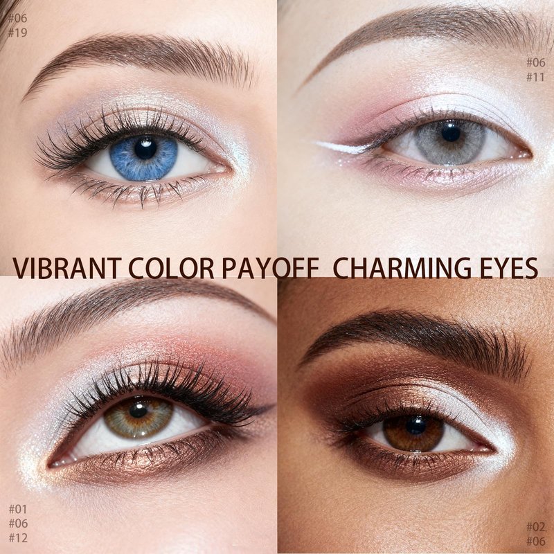 Euphily Matte Cream Eyeshadow Stick, Waterproof Eye Shadow Stick, Long-Lasting and Blendable High Pigmented Single Eyeliner Makeup for Women, 6 Oyster